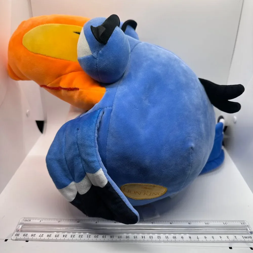 Disney Pixar Lion King‎ Toucan Bird Plush Stuffed Animal Blue Orange 12 inch